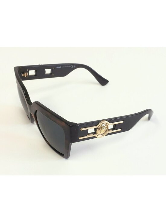 Versace 4458 5429/87 Women\'s 54mm Butterfly Sunglasses Havana/Grey Acetate Italy